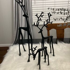 Aldi Merry Moments Metal Reindeer Set